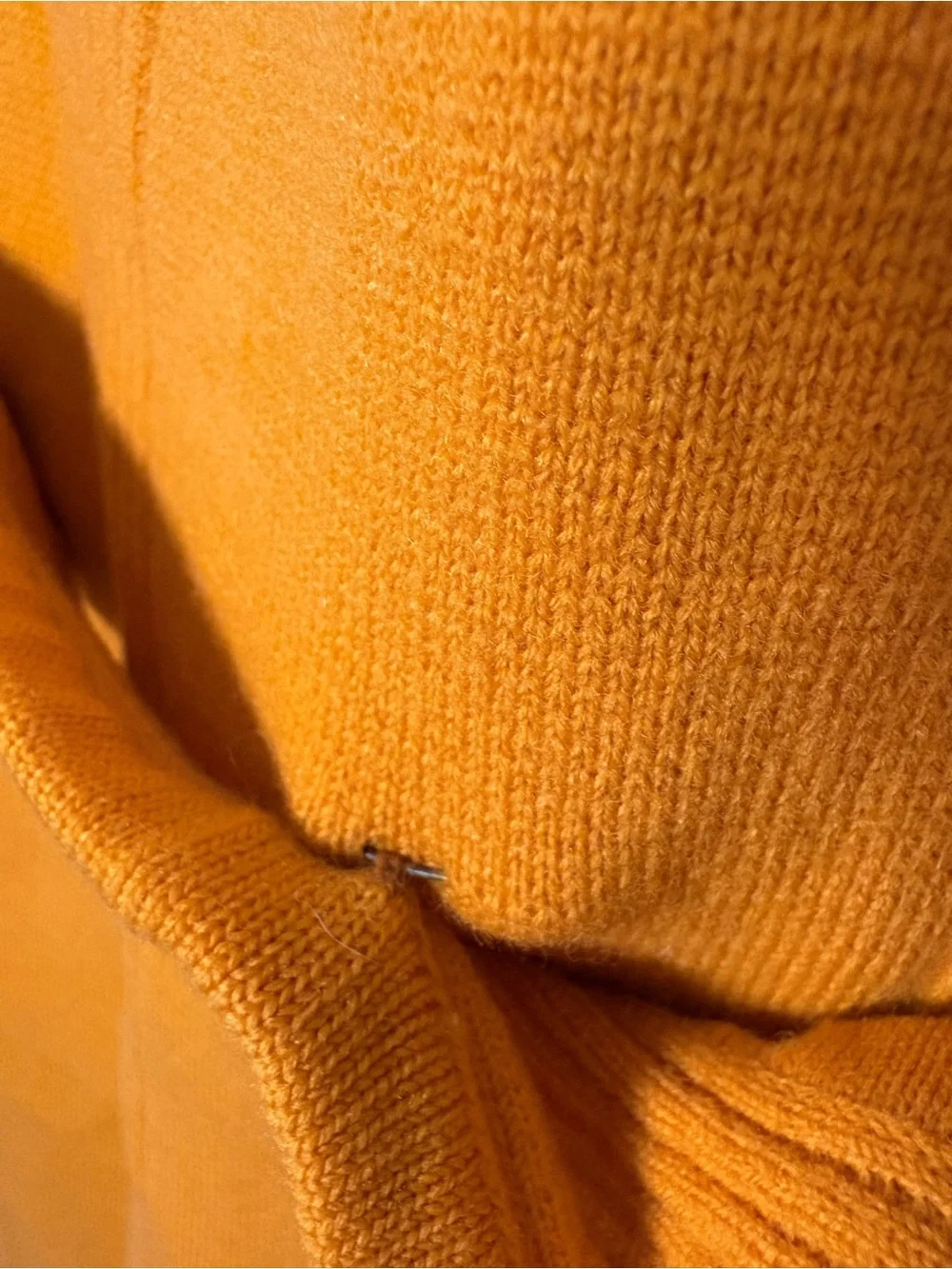 Vintage 2-Piece Knit Dress & Long Jacket Set | Burnt Orange | Approx. Sz 10